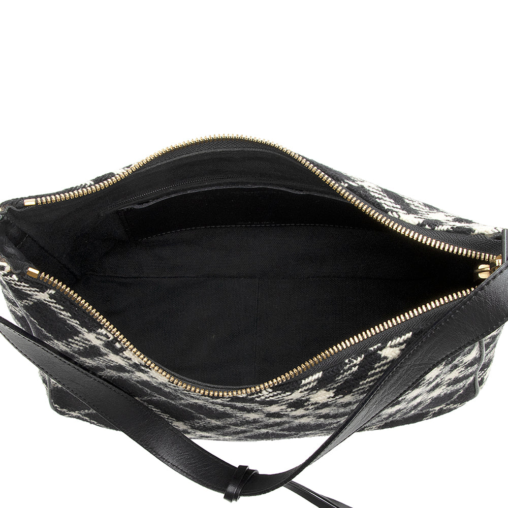 Burberry Wool Nova Check Shoulder Bag (SHF-20309)