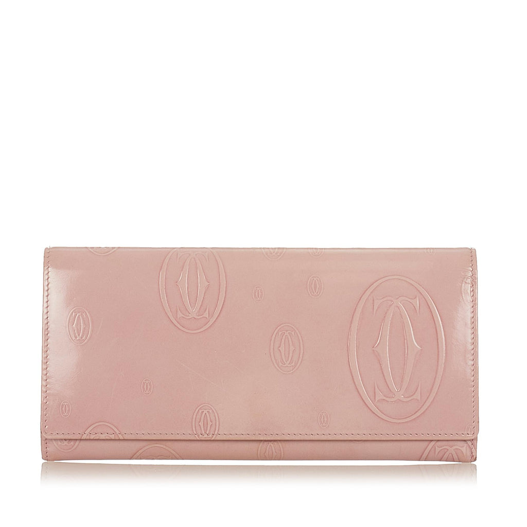 Cartier Vintage - Patent Leather Happy Birthday Long Wallet - Pink - Patent Leather  Wallet - Luxury High Quality - Avvenice