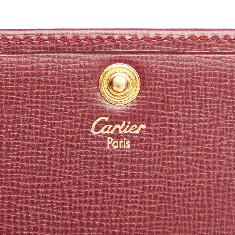 Cartier Leather Must De Cartier Wallet (SHG-27561)