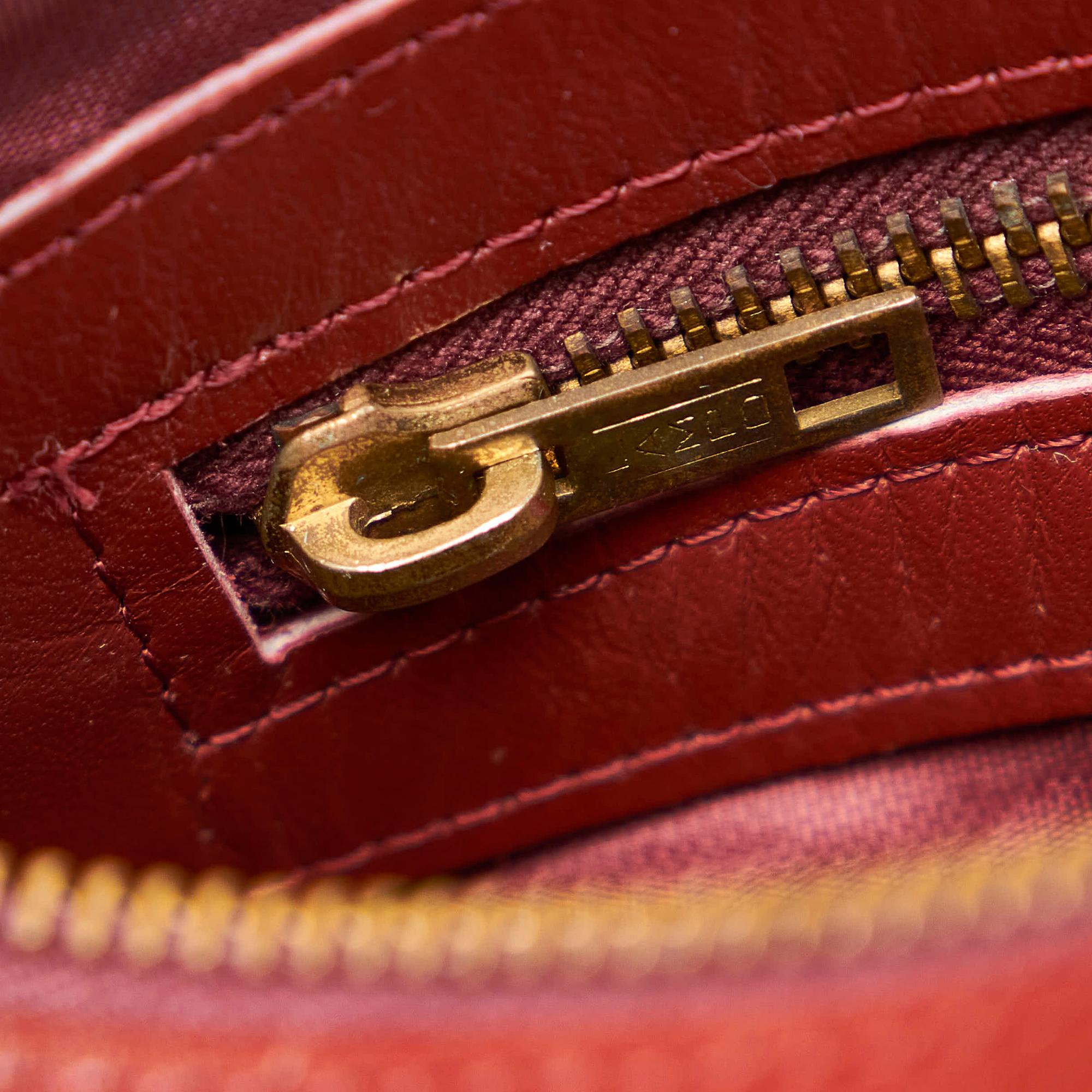 Cartier Must de Cartier Leather Boston Bag (SHG-29107)