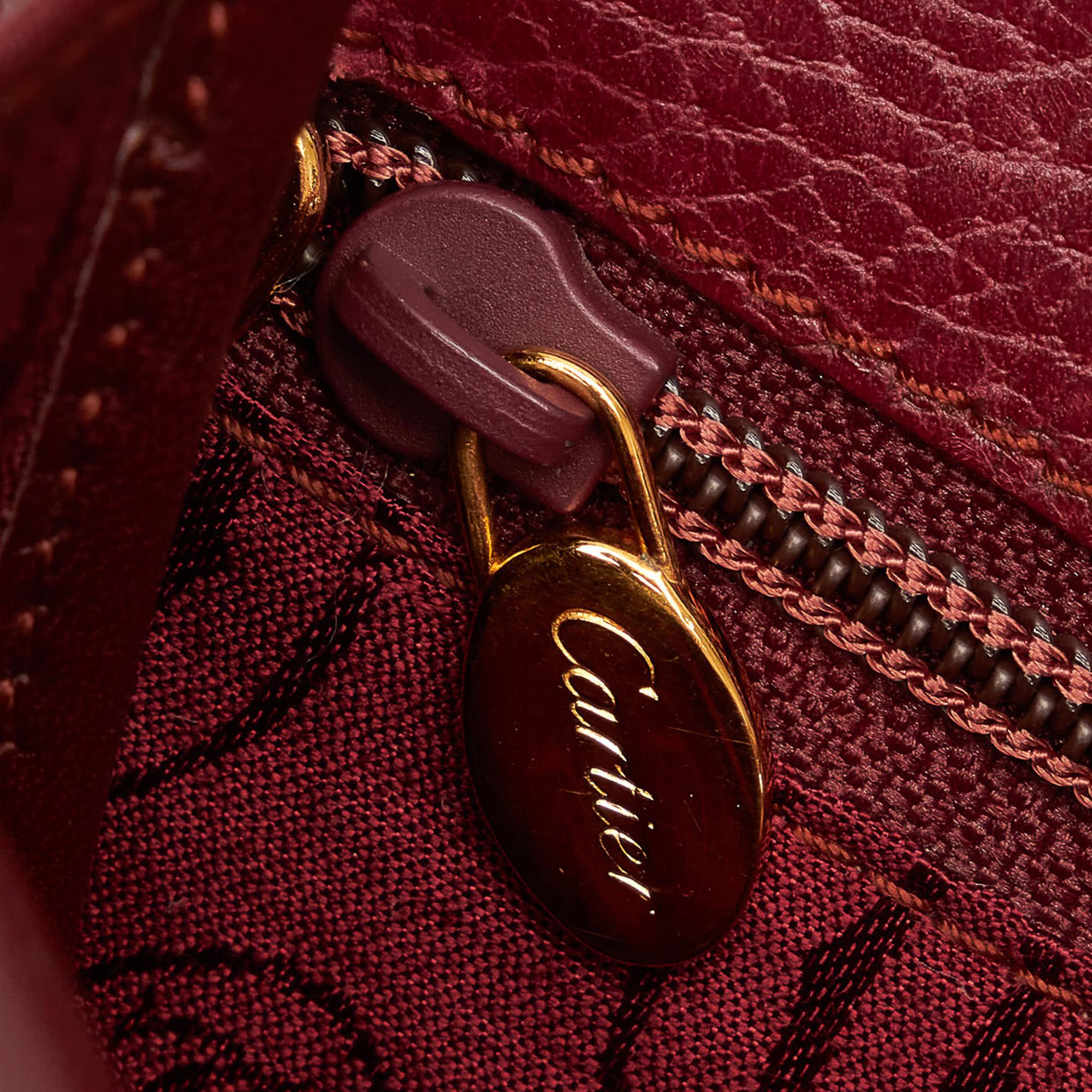 Cartier Must de Cartier Leather Crossbody Bag (SHG-31246)