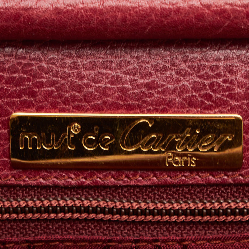 Cartier Must de Cartier Leather Crossbody Bag (SHG-31246)