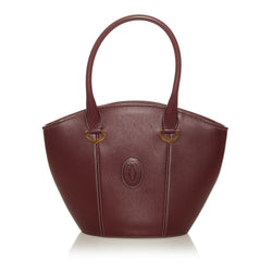 Cartier Must de Cartier Leather Handbag (SHG-27377)