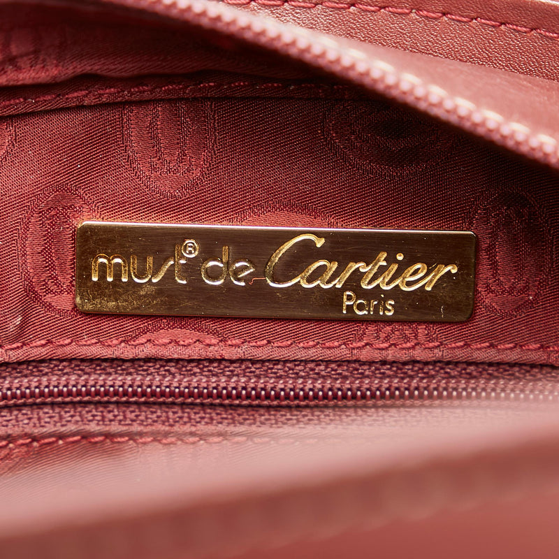 Cartier Must de Cartier Leather Handbag (SHG-27377)