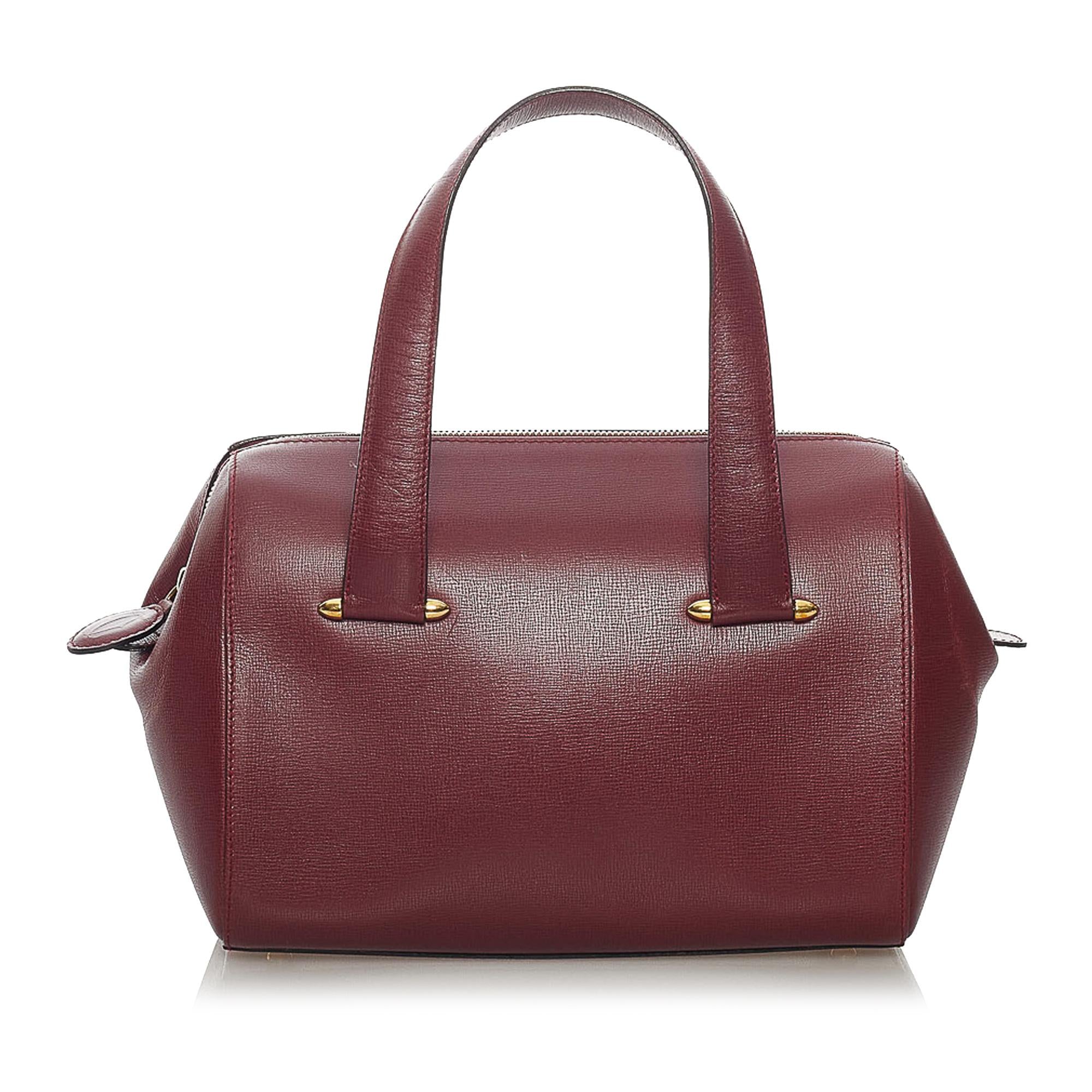 Cartier Must de Cartier Leather Handbag (SHG-29156)