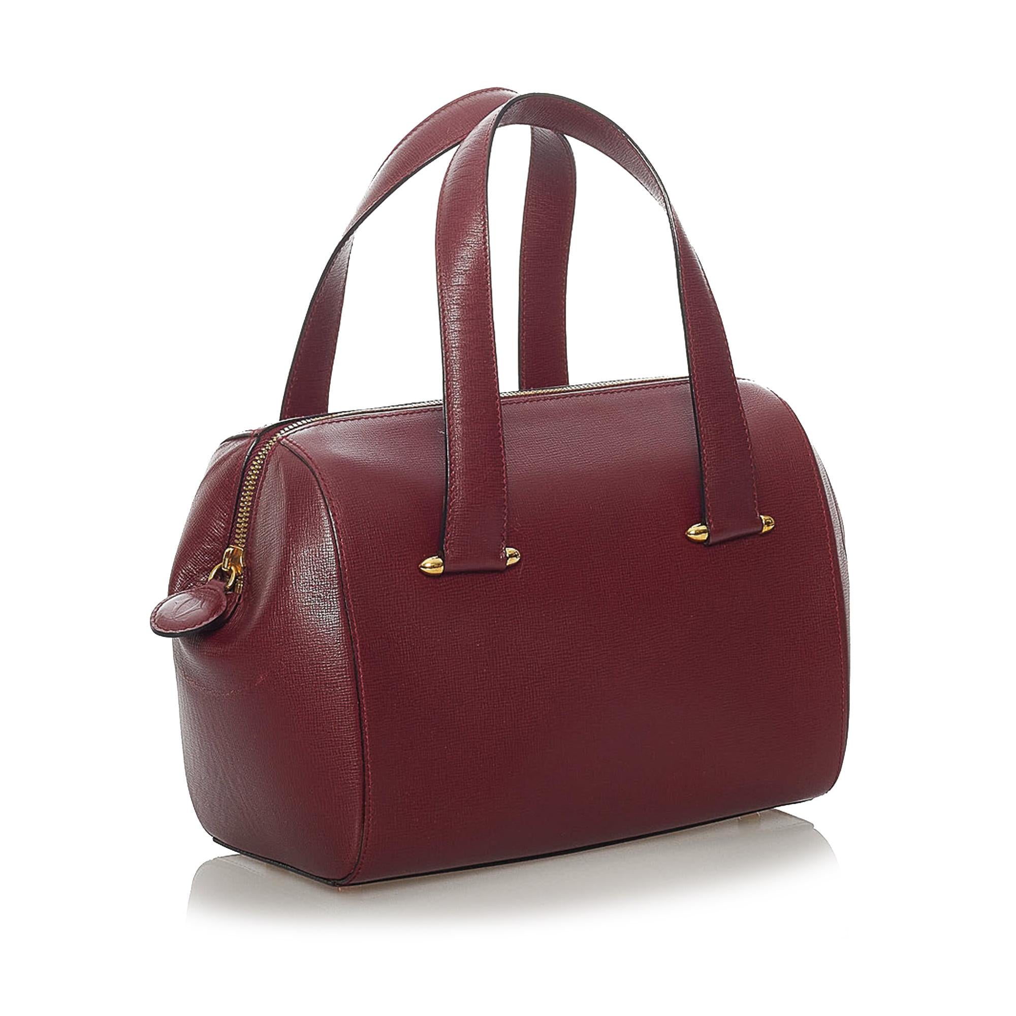 Cartier Must de Cartier Leather Handbag (SHG-29156)