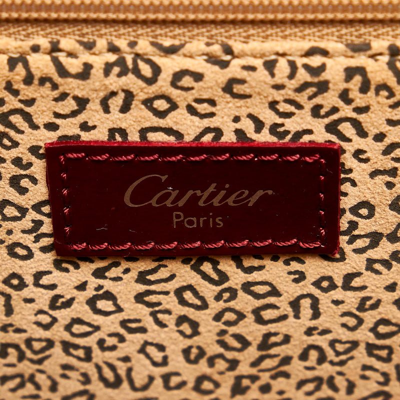 Cartier Panthere Leather Handbag (SHG-31220)