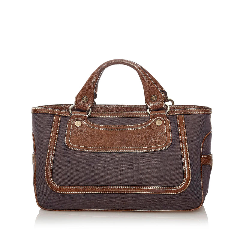 Celine Boogie Canvas Handbag (SHG-37783)