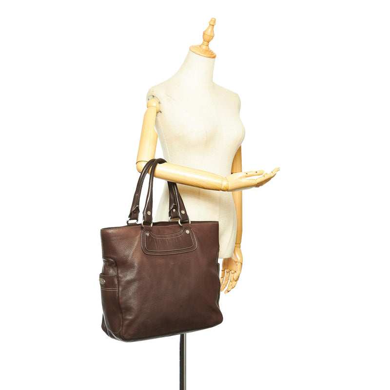 Celine Boogie Leather Tote Bag (SHG-3FsIvQ)