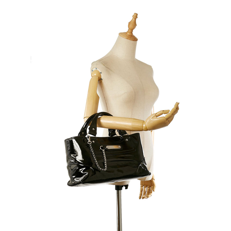 Celine Boogie Patent Leather Handbag (SHG-31596)