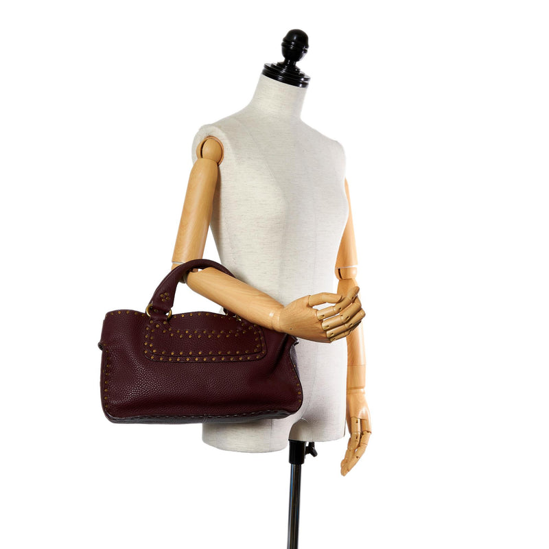 Celine Boogie Studded Leather Handbag (SHG-24083)