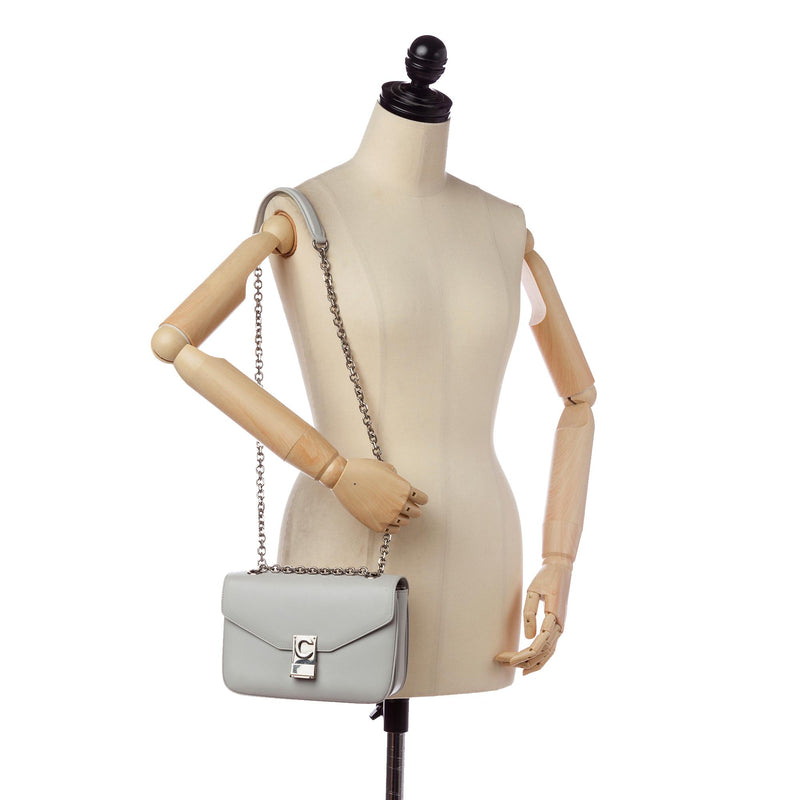 Celine C Bag Leather Crossbody Bag (SHG-37371)