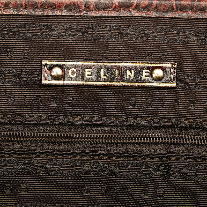 Celine Canvas Shoulder Bag (SHG-23502)