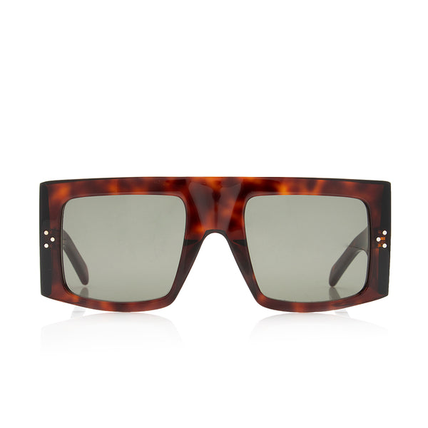Celine Chunky Rectangular Sunglasses (SHF-21229)