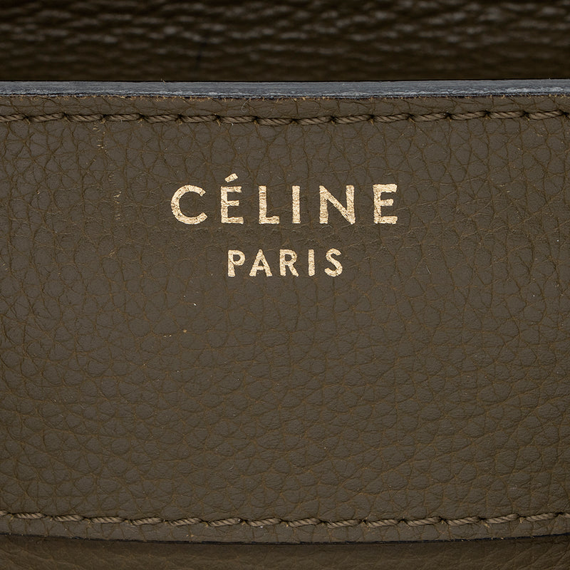 Celine Drummed Calfskin Mini Luggage Tote - FINAL SALE (SHF-19316)