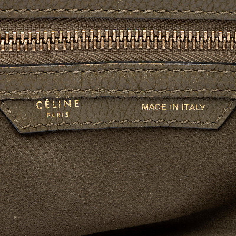 Celine Drummed Calfskin Mini Luggage Tote - FINAL SALE (SHF-19316)