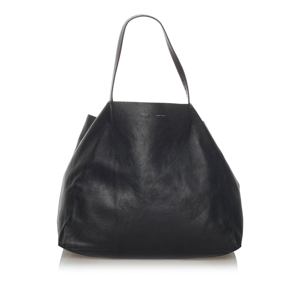 Celine Women's Vertical Cabas Leather Tote Bag