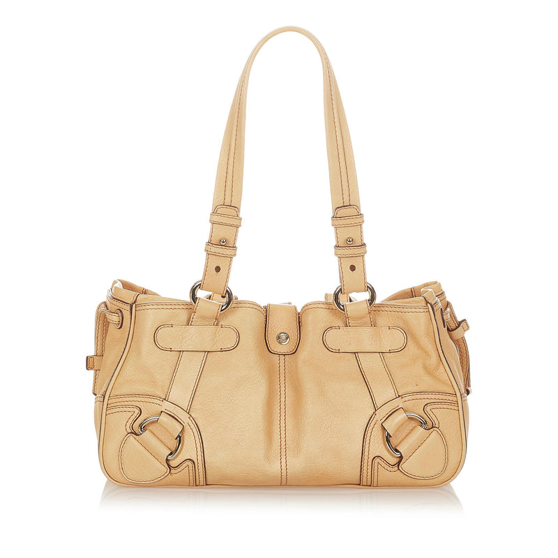 Celine Leather Shoulder Bag (SHG-26579)