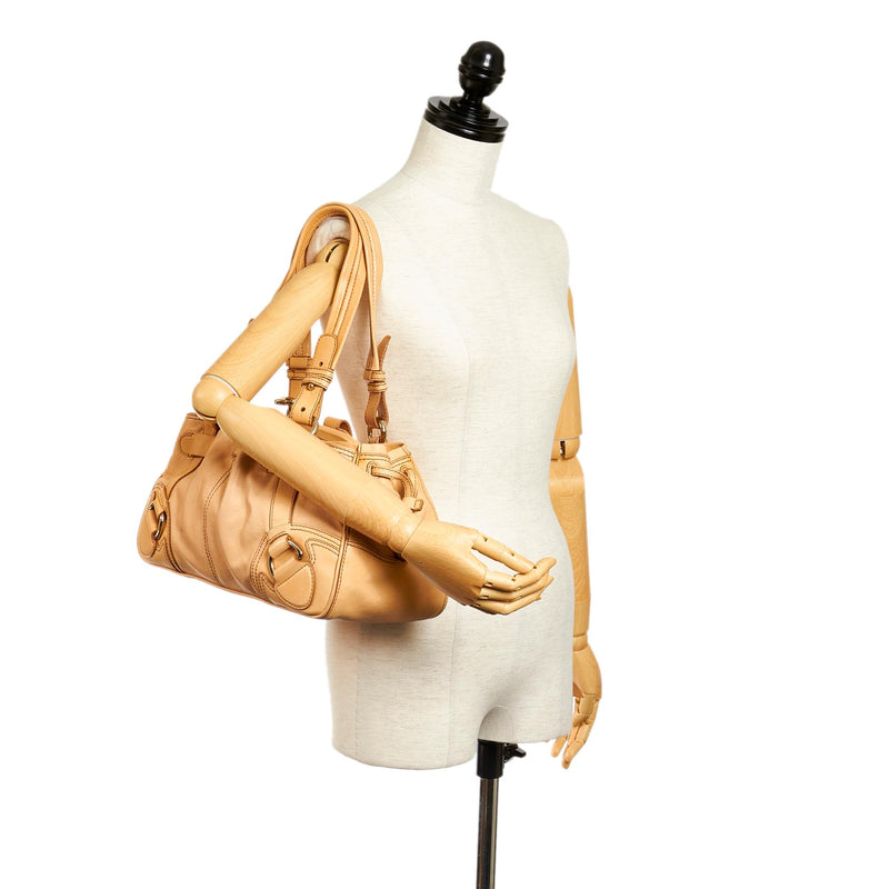 Celine Leather Shoulder Bag (SHG-27371)