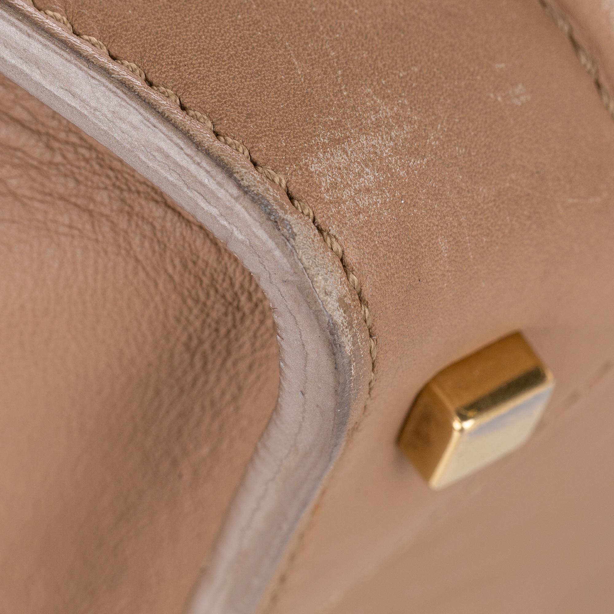 Celine Luggage Leather Tote Bag (SHG-29513)