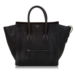 Celine Luggage Leather Tote Bag (SHG-33646)