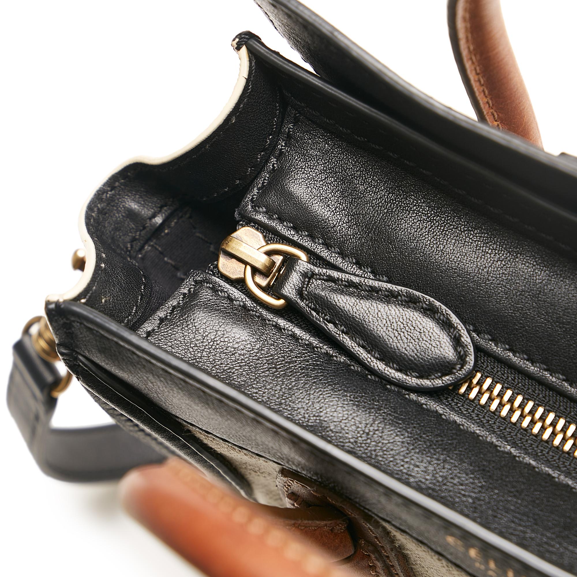 Celine Luggage Tote Tricolor Satchel (SHG-36810)