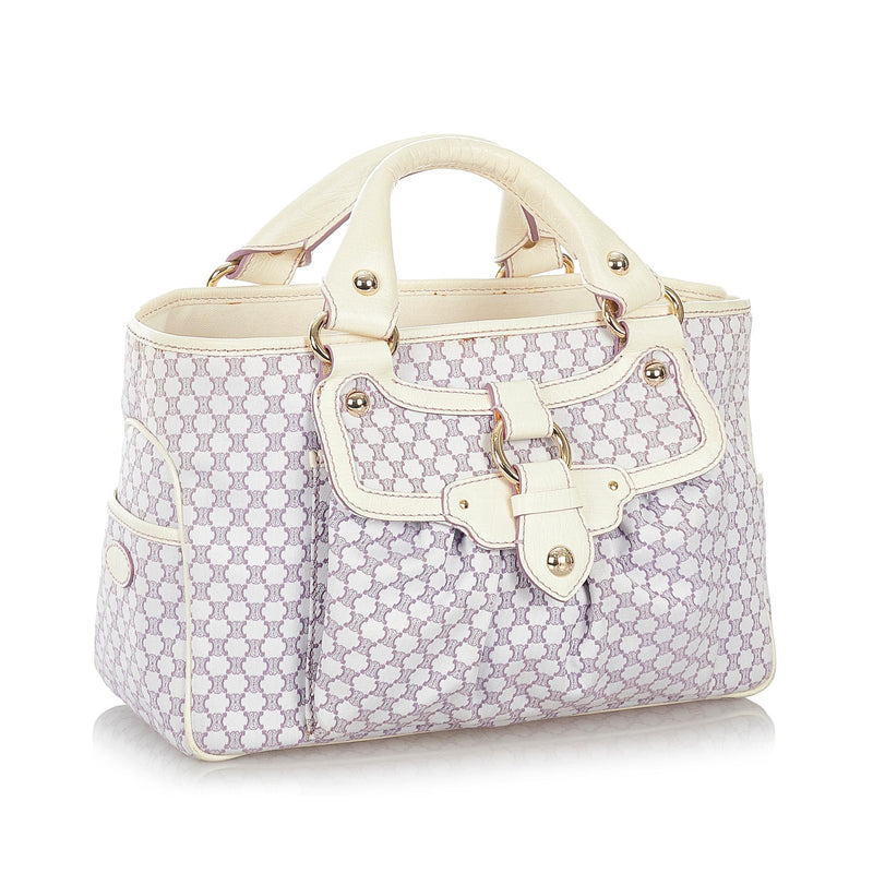 Celine Macadam Boogie Canvas Handbag (SHG-26857)