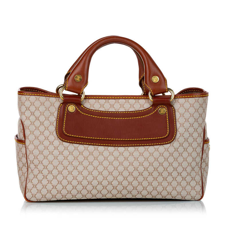 Celine Macadam Boogie Canvas Handbag (SHG-30043)