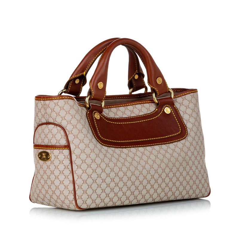 Celine Macadam Boogie Canvas Handbag (SHG-30043)