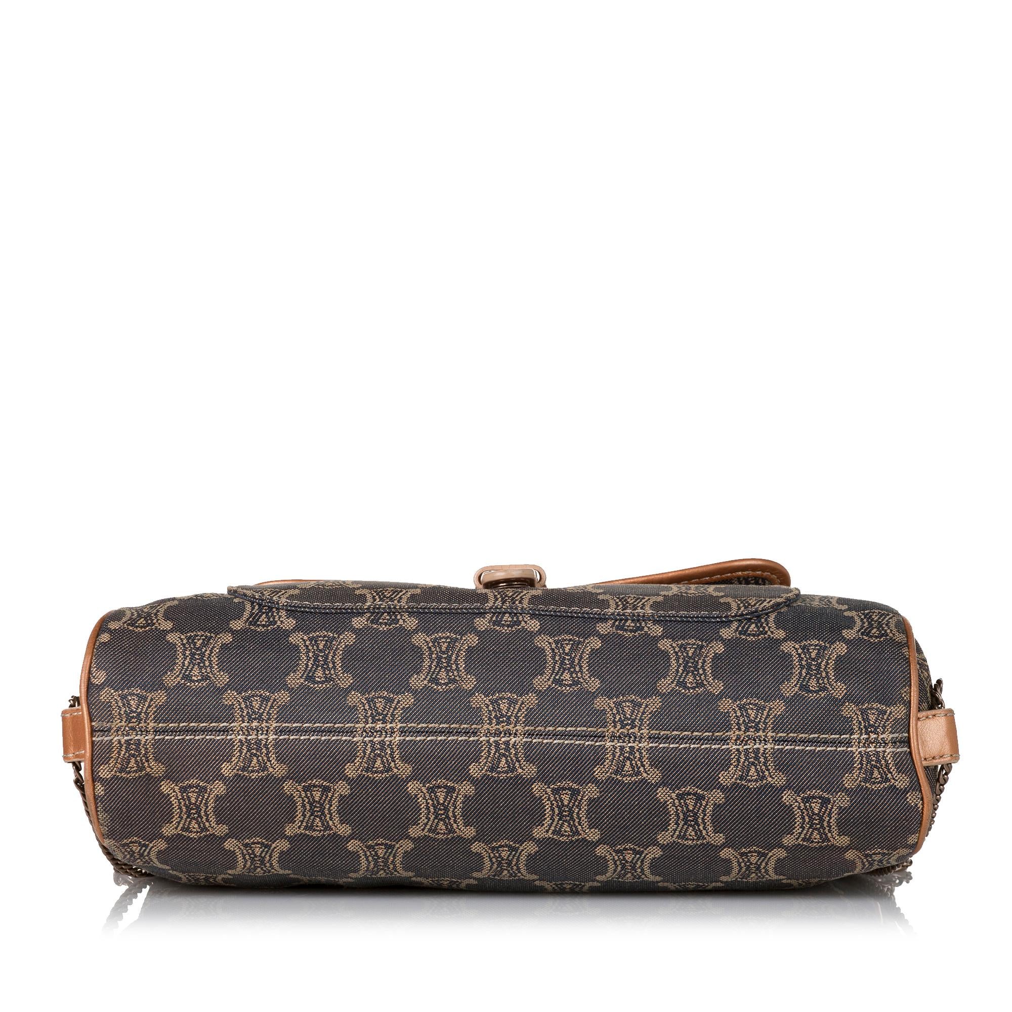 Celine Macadam Denim Handbag (SHG-35384)