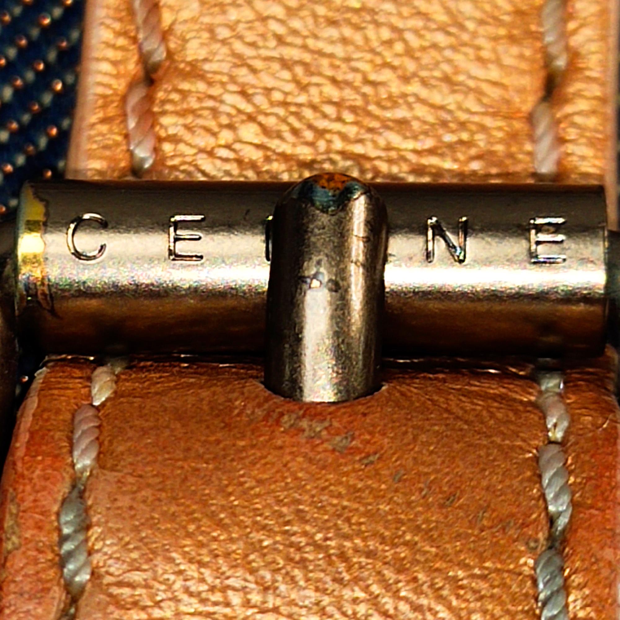 Celine Macadam Denim Handbag (SHG-35384)