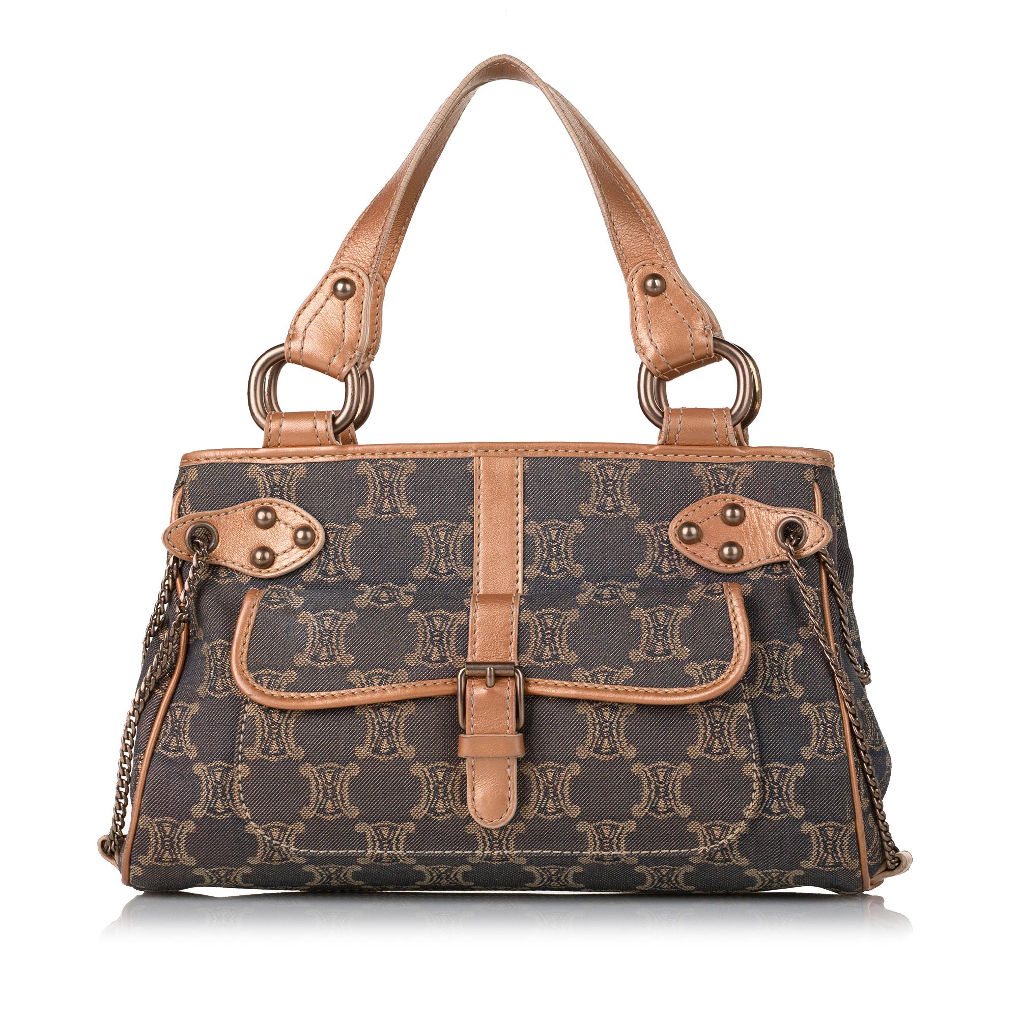 Celine Macadam Denim Handbag (SHG-35384)