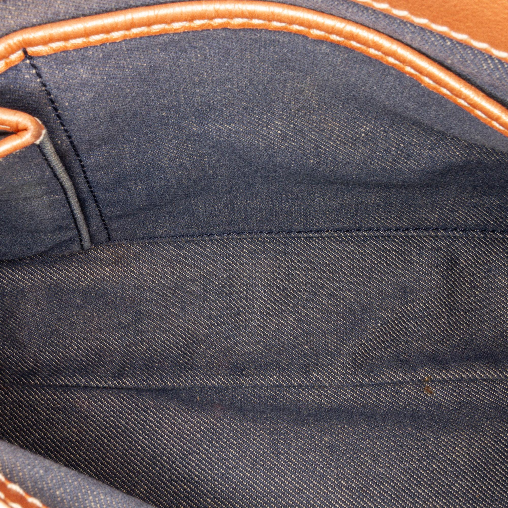 Celine Macadam Denim Handbag (SHG-35384)