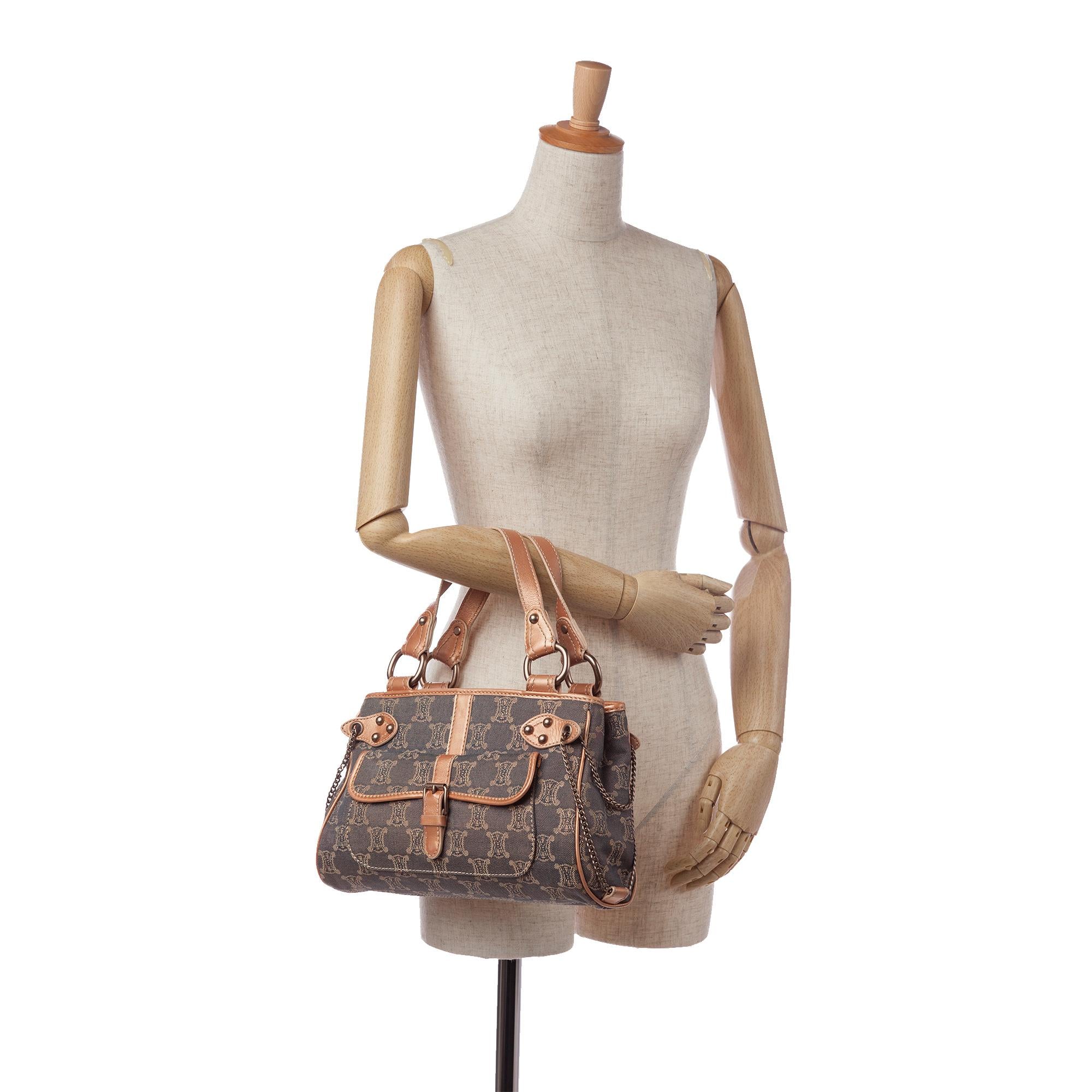 Celine Macadam Denim Handbag (SHG-35384)