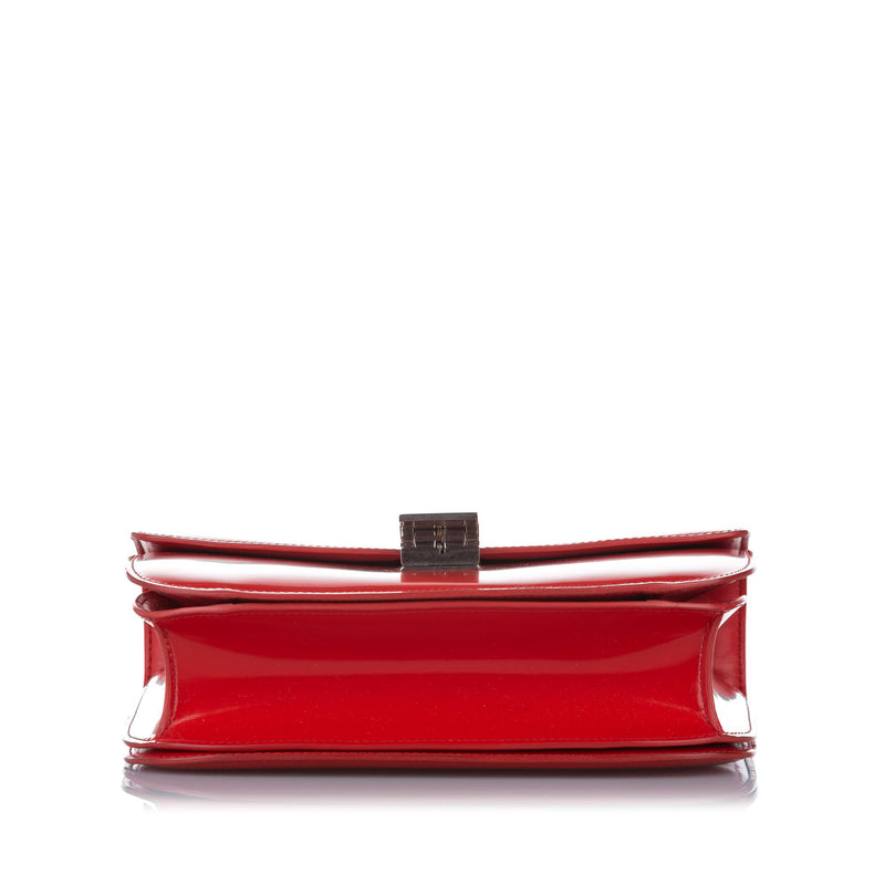 Celine Medium Classic Box Leather Crossbody Bag (SHG-25273)