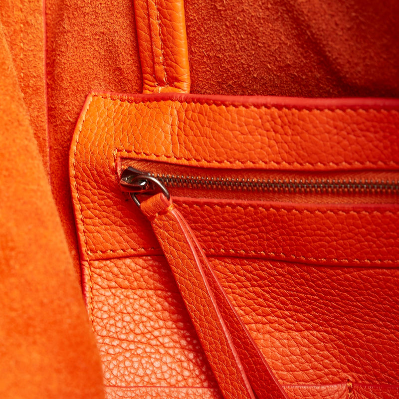 Celine Medium Horizontal Cabas Leather Tote Bag (SHG-37629)