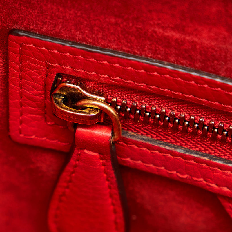 Celine Micro Luggage Leather Handbag (SHG-27191)
