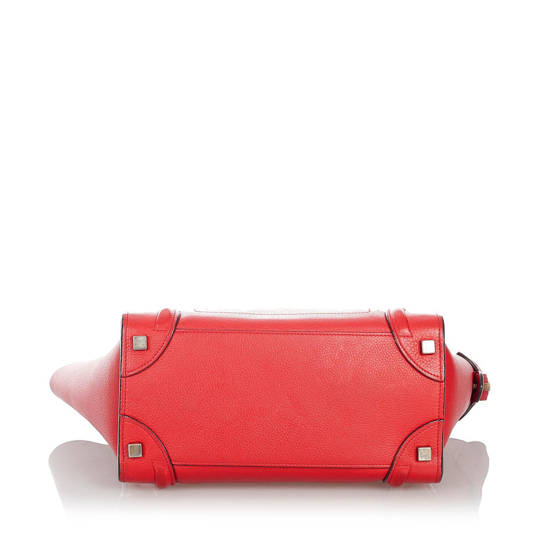 Celine Micro Luggage Leather Handbag (SHG-37633)