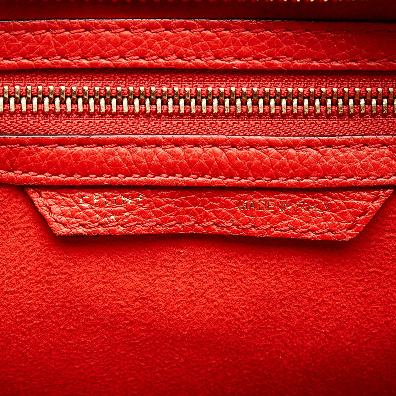 Celine Micro Luggage Leather Handbag (SHG-37634)