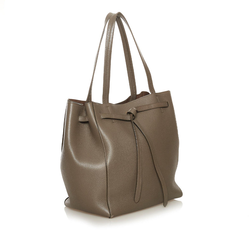 Celine Small Phantom Cabas Leather Tote Bag (SHG-35043)