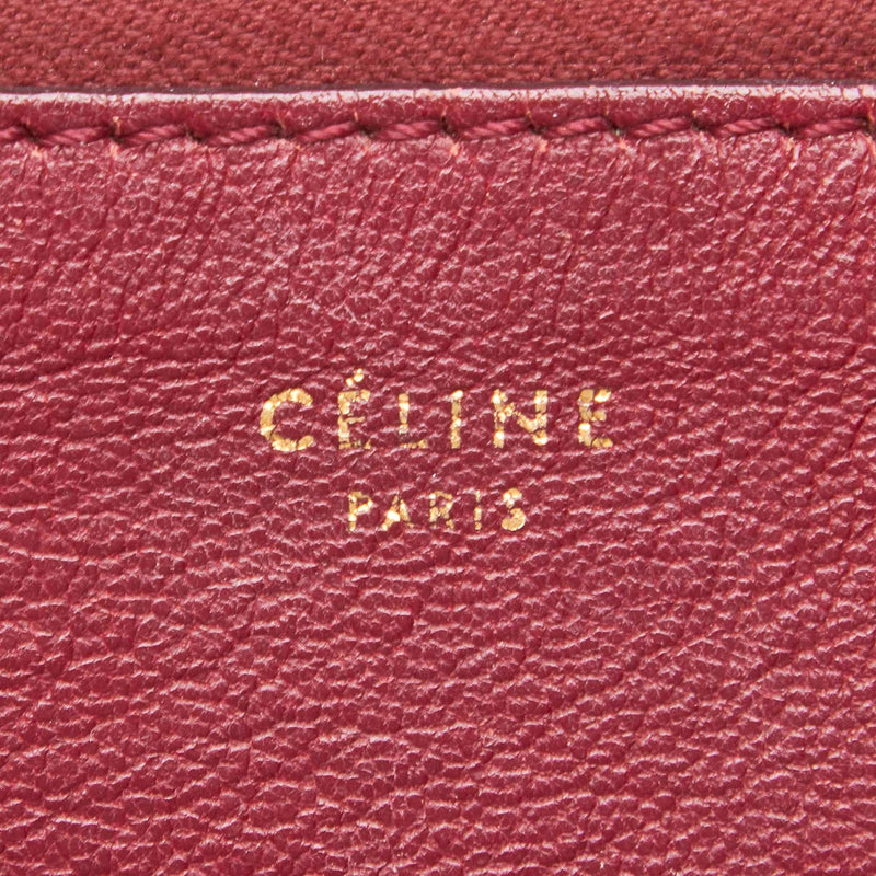 Celine Solo Bicolor Leather Clutch Bag (SHG-25911)