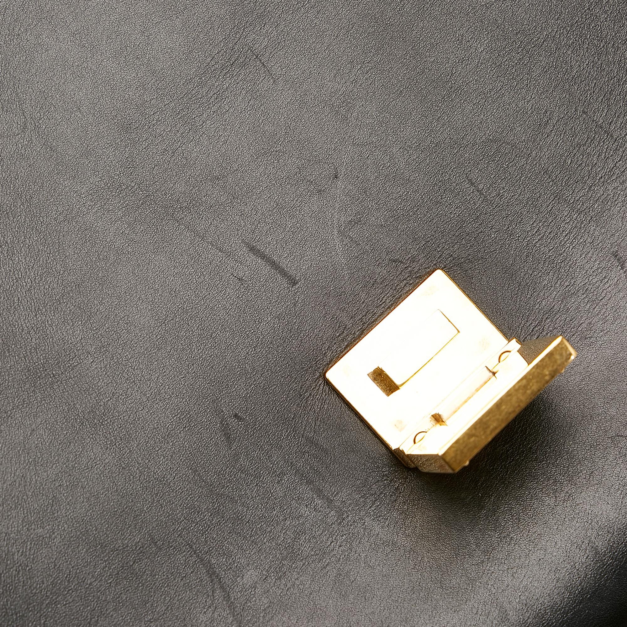 Celine Trapeze Leather Satchel (SHG-28869)