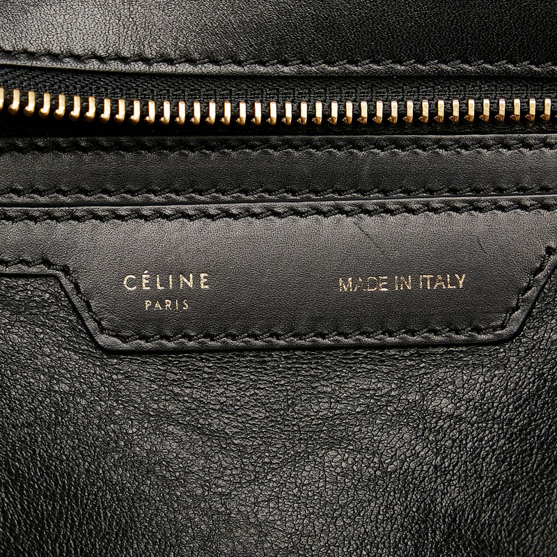 Celine Trapeze Leather Satchel (SHG-28869)