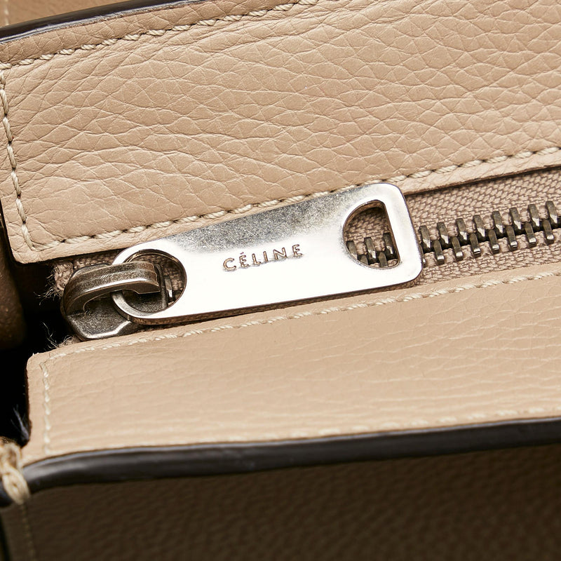 Celine Trapeze Leather Satchel (SHG-28880)
