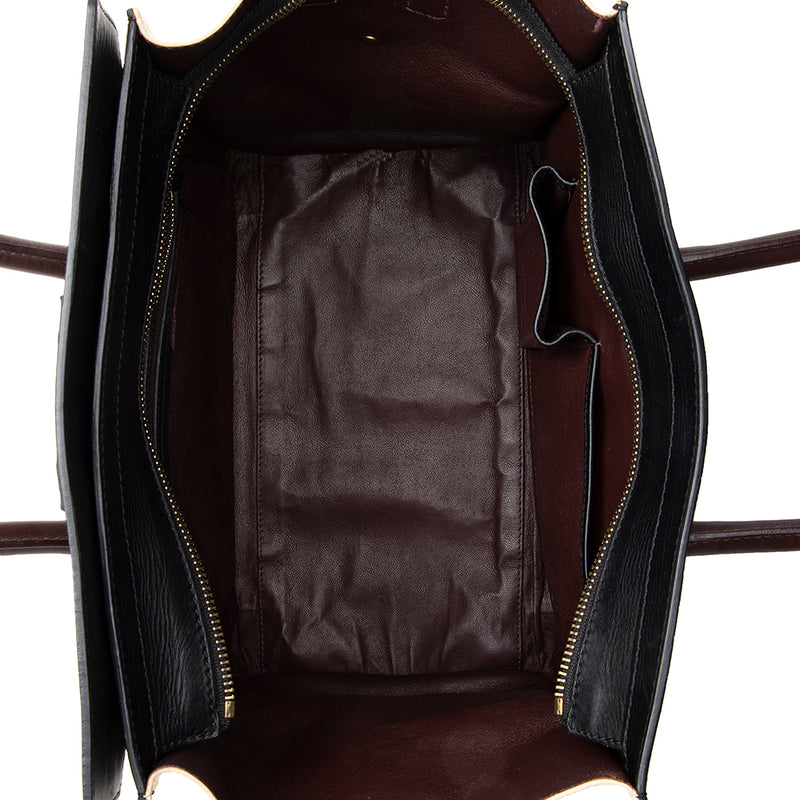 Celine Tricolor Calfskin Mini Luggage Tote - FINAL SALE (SHF-18811)