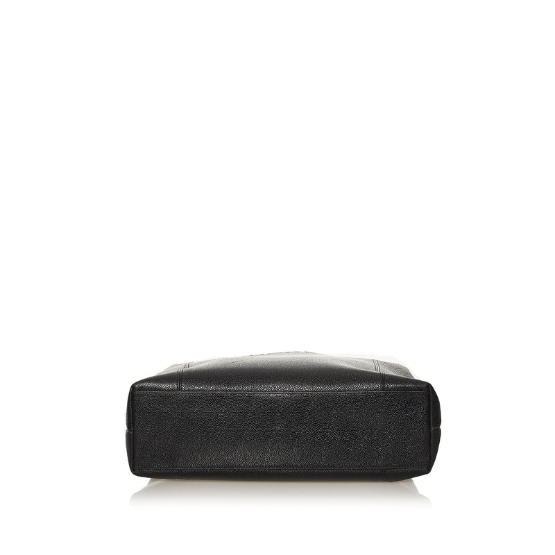 Chanel 1998 Debossed Caviar Leather Tote Bag (SHG-34525)