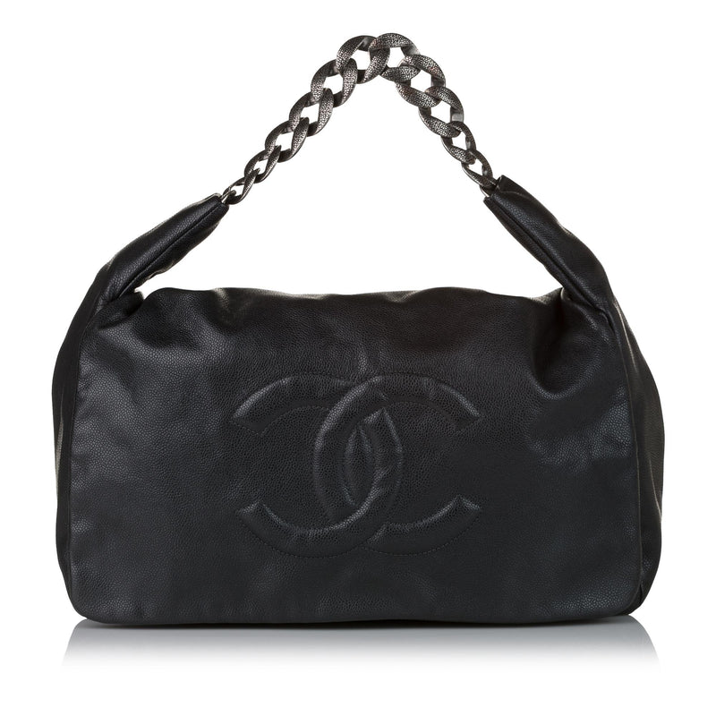 Chanel CC Caviar Leather Handbag (SHG-32089)