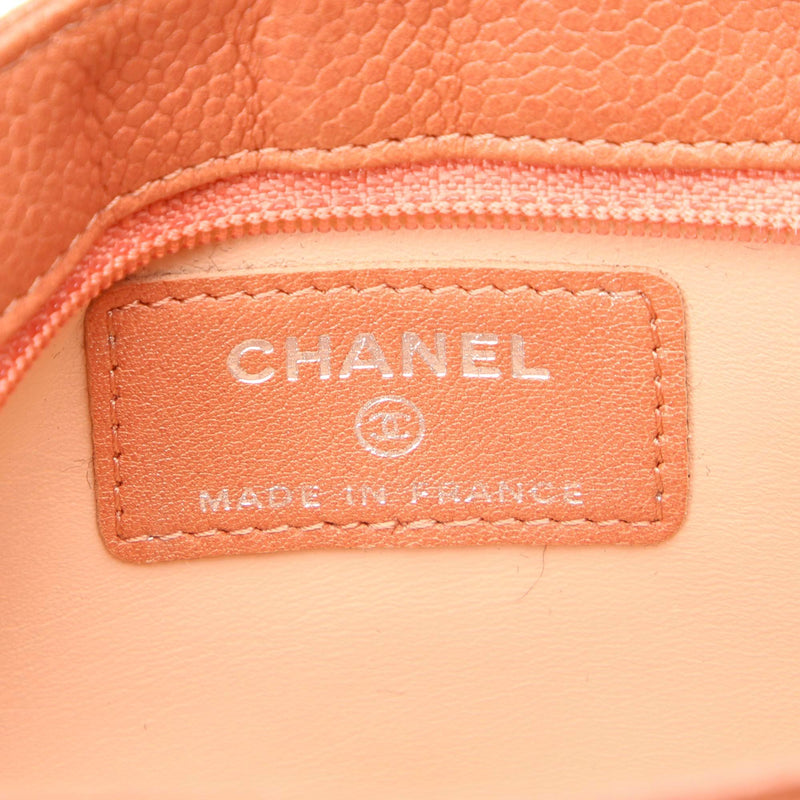 Chanel CC Caviar Leather Pouch (SHG-22431)