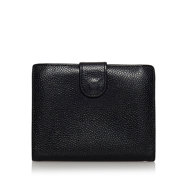 Chanel CC Caviar Leather Wallet (SHG-29641)
