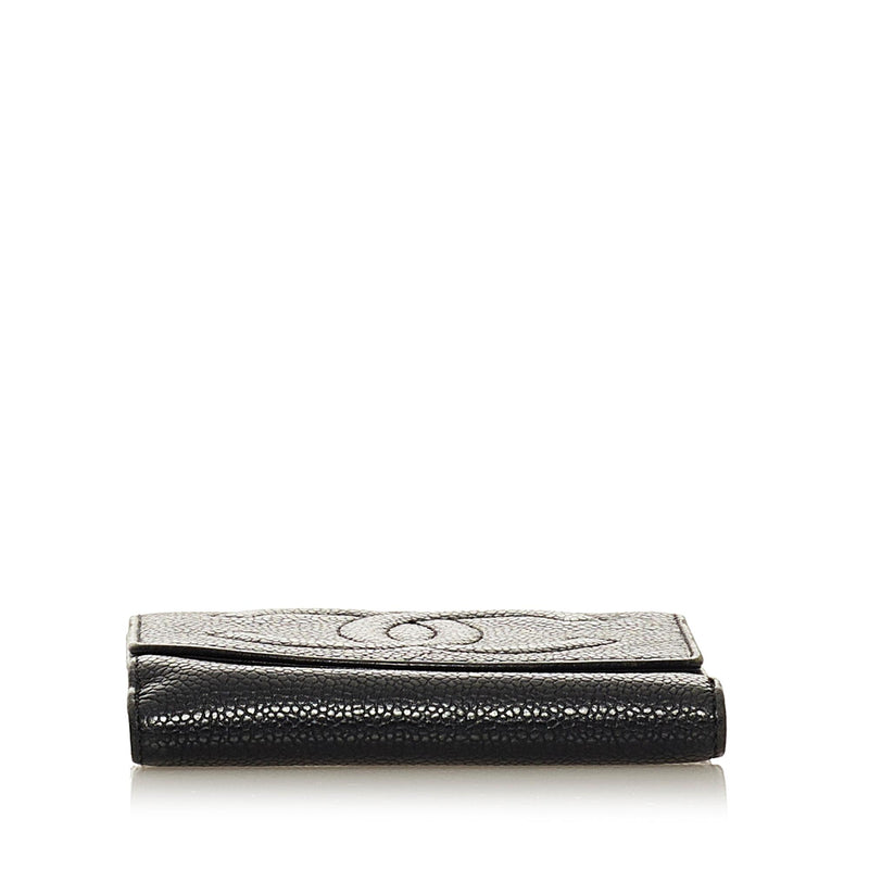 Chanel CC Caviar Leather Wallet (SHG-34255) – LuxeDH